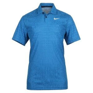 Nike Tour Dri-Fit ADV Golf Polo FD5731-435 (Light Photo Blue/Court Blue/White)